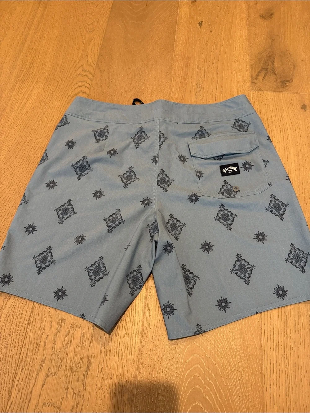 Billabong Light Blue Printed Men's Swim Board Shorts